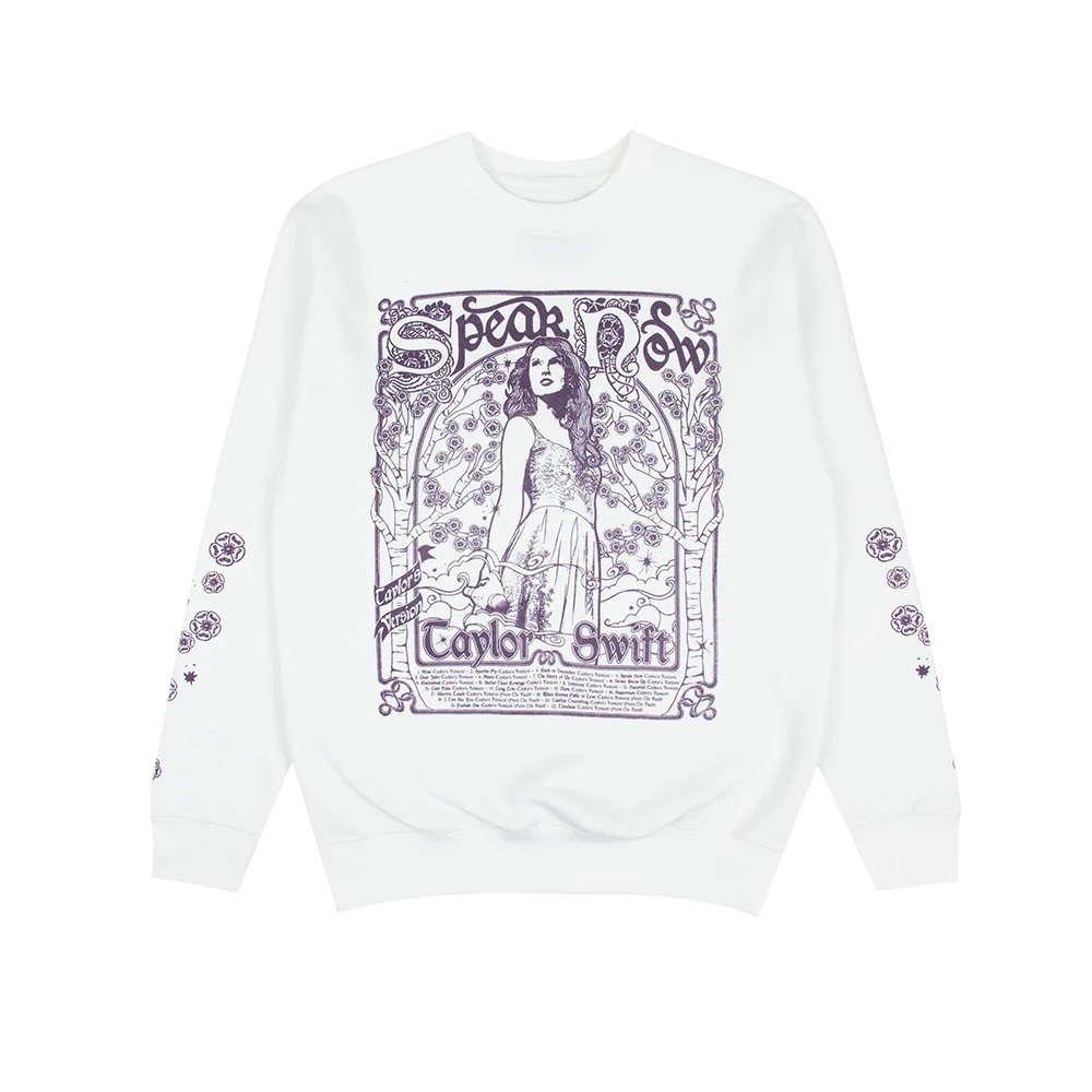 Speak Now Track list Crewneck